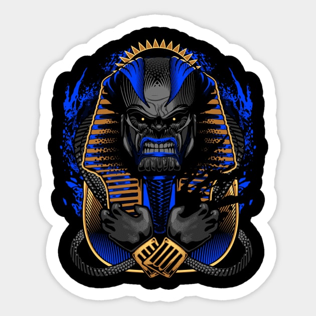 Apocalypse Tut Sticker by Mr Eggs Favorites